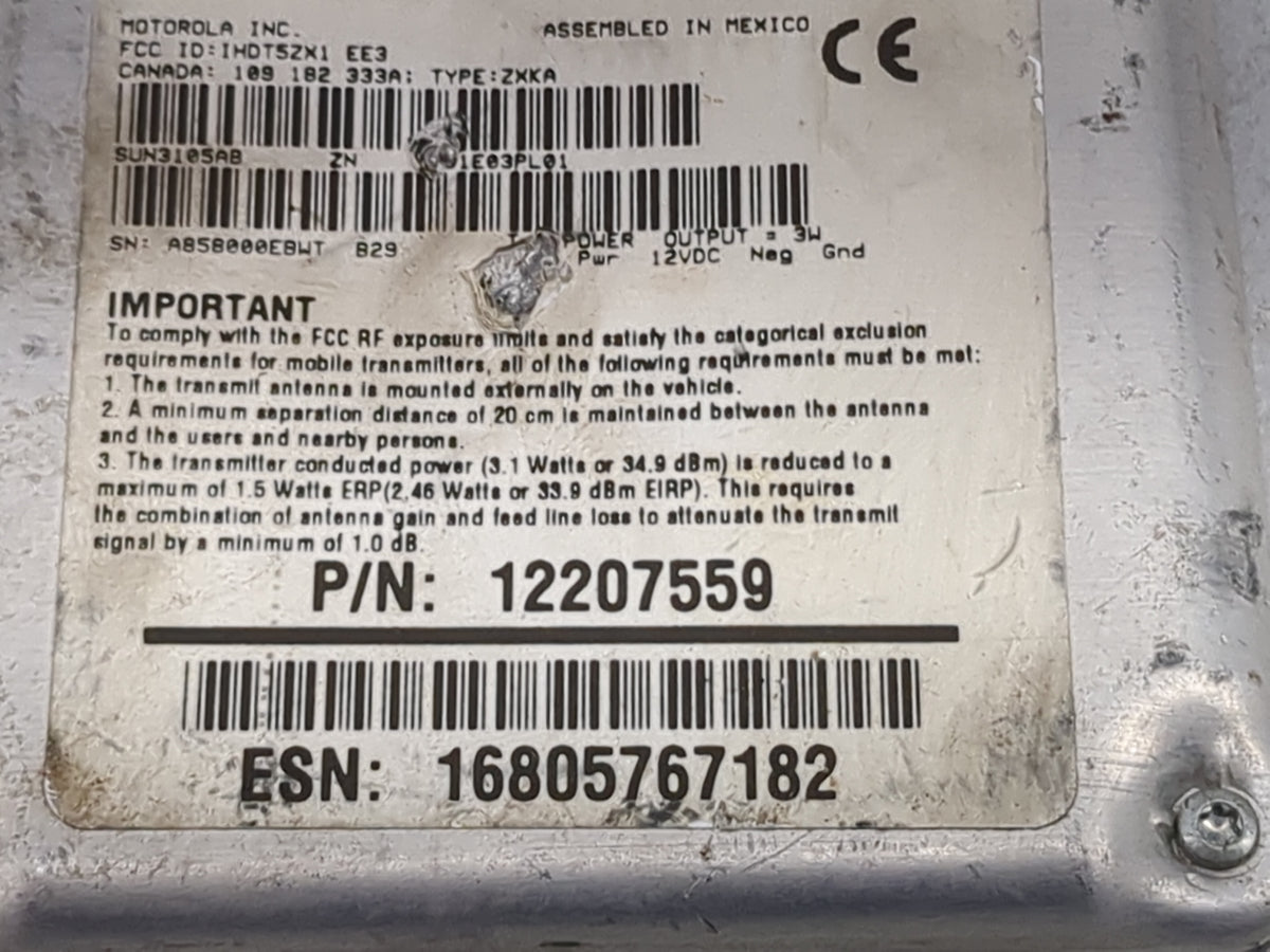 2000-2002 Gmc Yukon Communication Control Module - Oemusedautoparts1.com