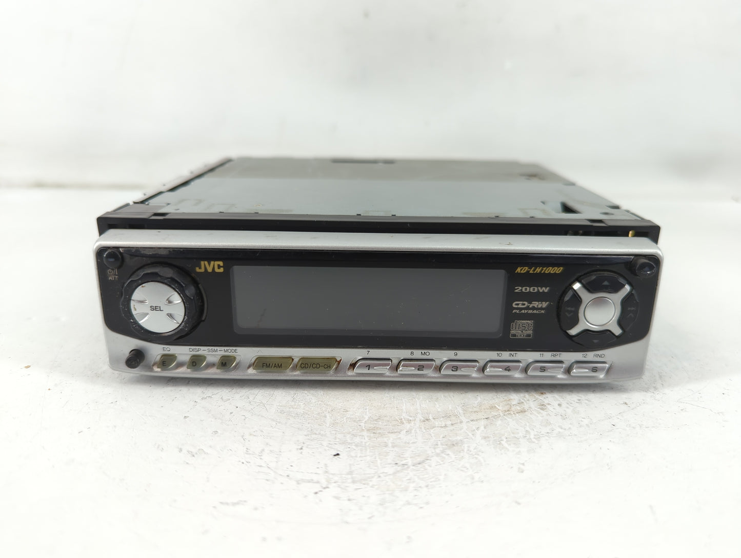 2001-2002 Gmc Yukon Radio AM FM Cd Player Receiver Replacement P/N:127X3013 KD-LH1000 Fits Fits 2001 2002 OEM Used Auto Part