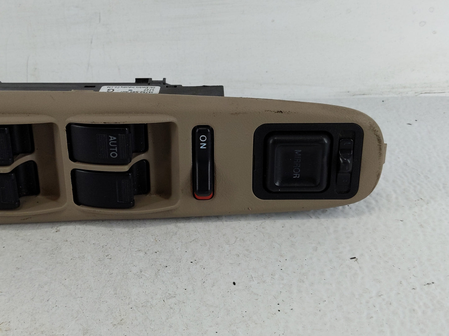 2002 Honda Accord Master Power Window Switch Replacement Driver Side Left P/N:35750-S87-A030M1 Fits OEM Used Auto Parts - Oe