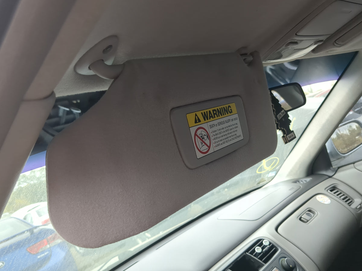 1998-2002 Honda Accord Sun Visor Shade Replacement Driver Left Mirror Fits Fits 1998 1999 2000 2001 2002 OEM Used Auto Parts