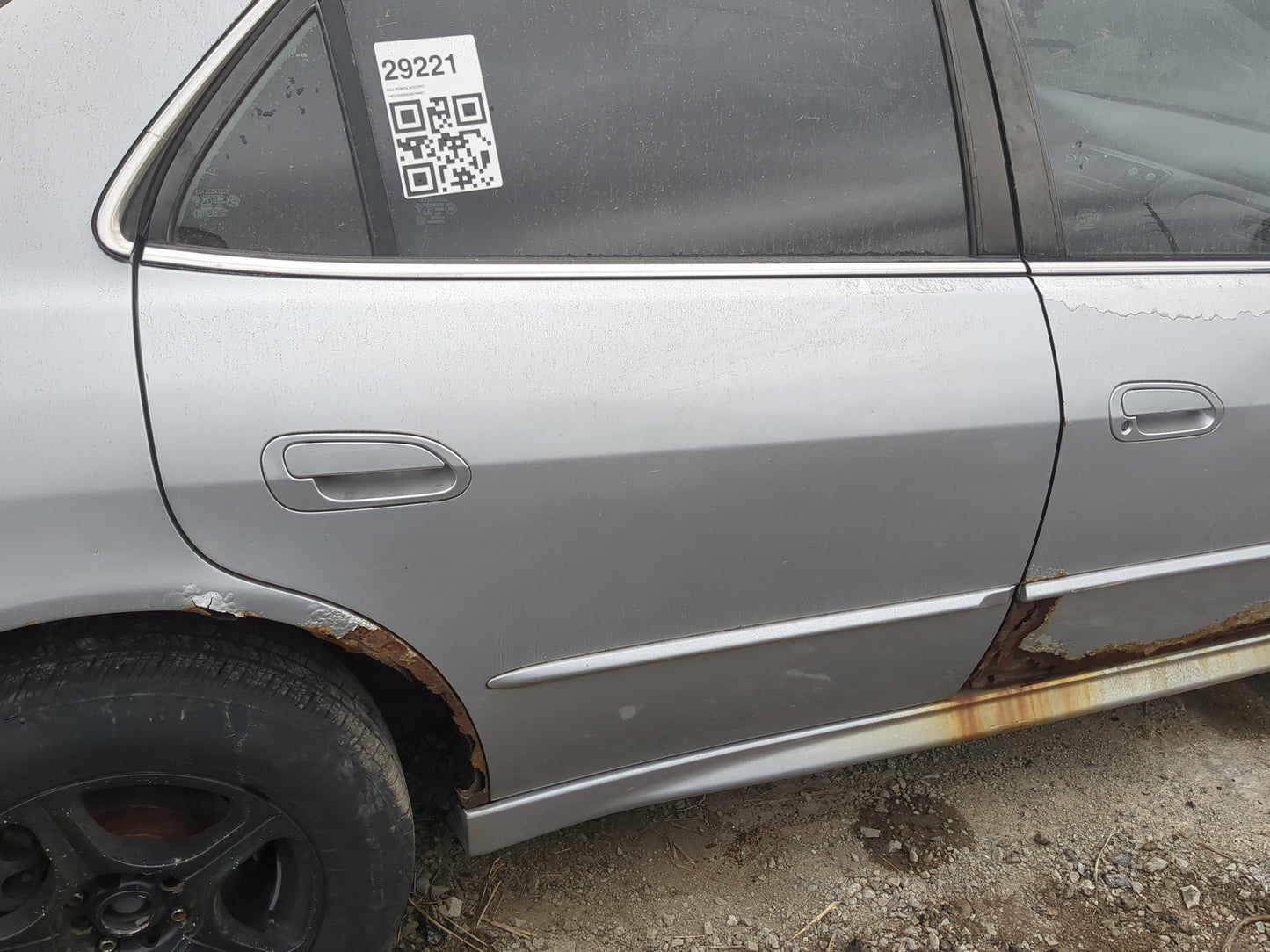 1998-2002 Honda Accord Passenger Rear Door Oem - Oemusedautoparts1.com