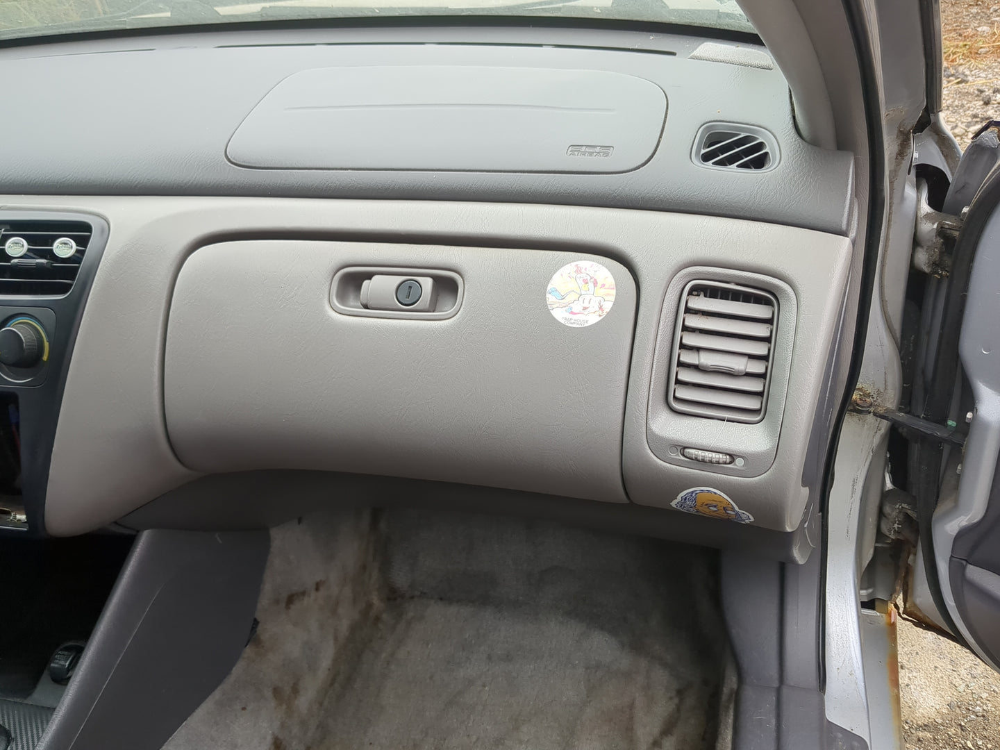 2002 Honda Accord Passenger Glove Box Door Storage Compartment - Oemusedautoparts1.com
