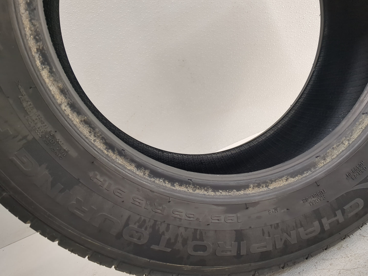 Used Tire 195/65R15 GT RADIAL CHAMPIRO TOURING A/S 91H - Tread Depth 6/32 - Oemusedautoparts1.com