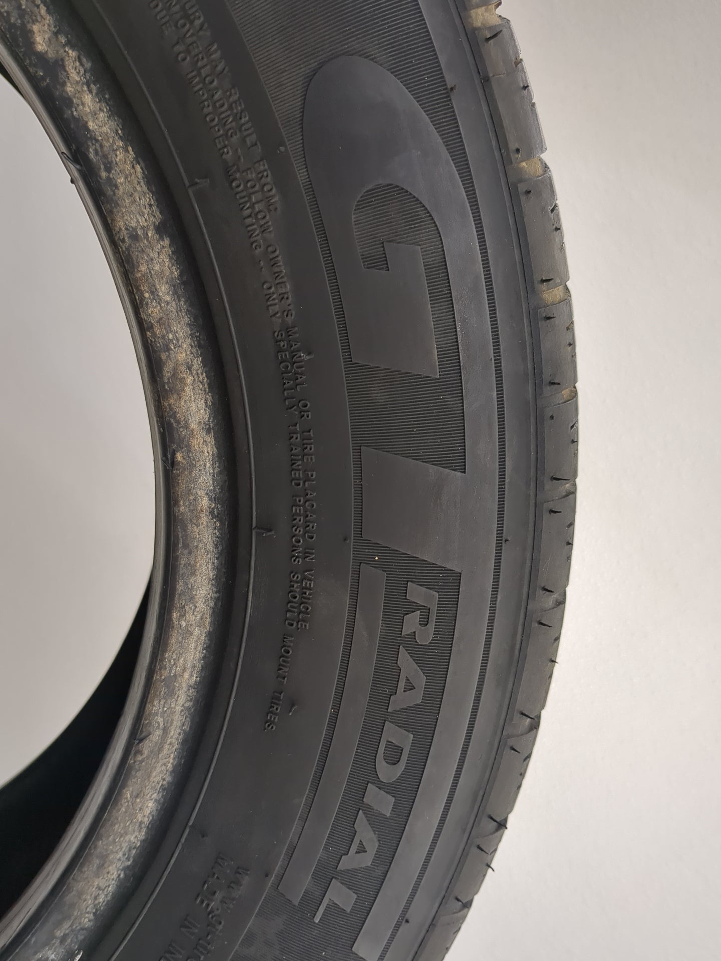 Used Tire 195/65R15 GT RADIAL CHAMPIRO TOURING A/S 91H - Tread Depth 6/32 - Oemusedautoparts1.com