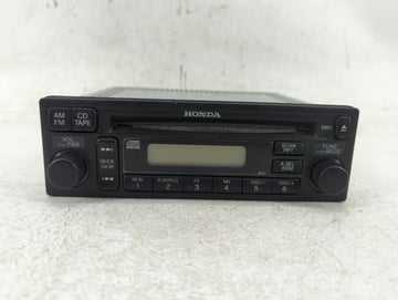 2001-2002 Honda Accord Radio AM FM Cd Player Receiver Replacement P/N:39100-S84-A410-M1 Fits Fits 2001 2002 OEM Used Auto Pa