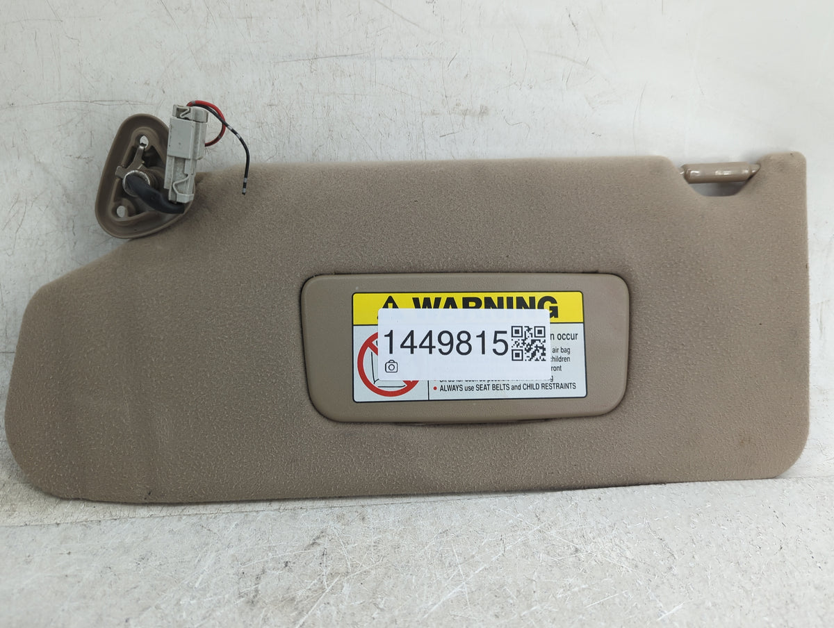 1998-2002 Honda Accord Sun Visor Shade Replacement Driver Left Mirror Fits Fits 1998 1999 2000 2001 2002 OEM Used Auto Parts