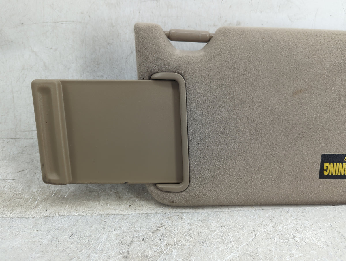 1998-2002 Honda Accord Sun Visor Shade Replacement Driver Left Mirror Fits Fits 1998 1999 2000 2001 2002 OEM Used Auto Parts