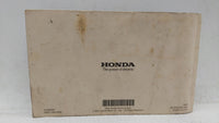 2002 Honda Accord Owners Manual Book Guide OEM Used Auto Parts - Oemusedautoparts1.com