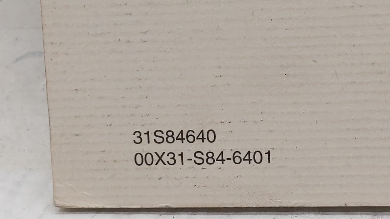 2002 Honda Accord Owners Manual Book Guide OEM Used Auto Parts - Oemusedautoparts1.com