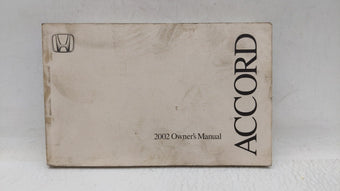compare product 2002 Honda Accord Owners Manual Book Guide OEM Used Auto Parts