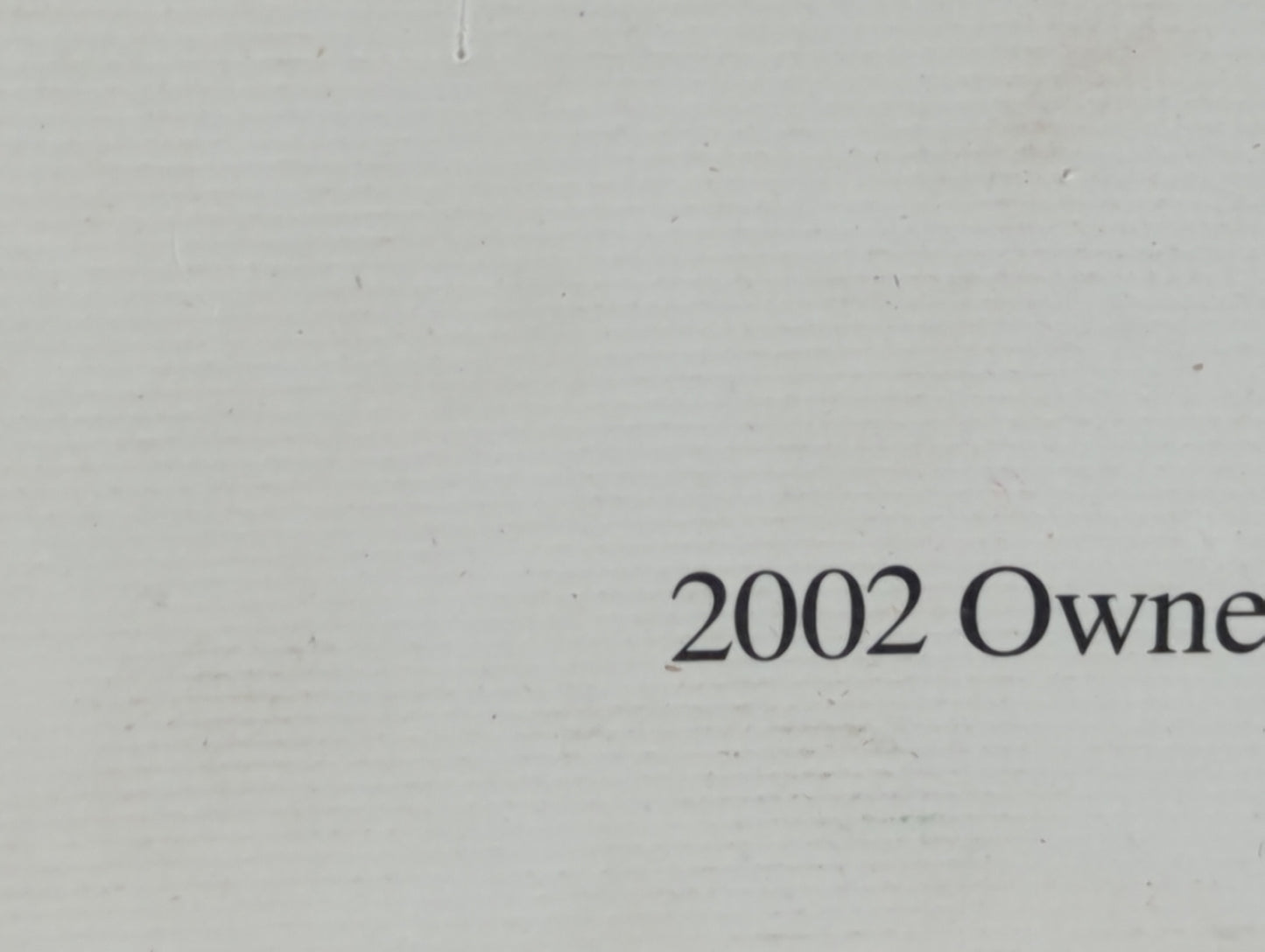 2002 Honda Accord Owners Manual Book Guide P/N:31S84640 00X31-S84-6401 OEM Used Auto Parts - Oemusedautoparts1.com