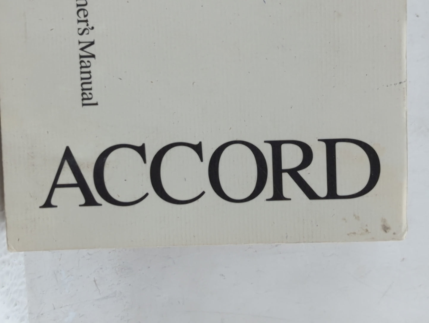 2002 Honda Accord Owners Manual Book Guide P/N:31S84640 00X31-S84-6401 OEM Used Auto Parts - Oemusedautoparts1.com