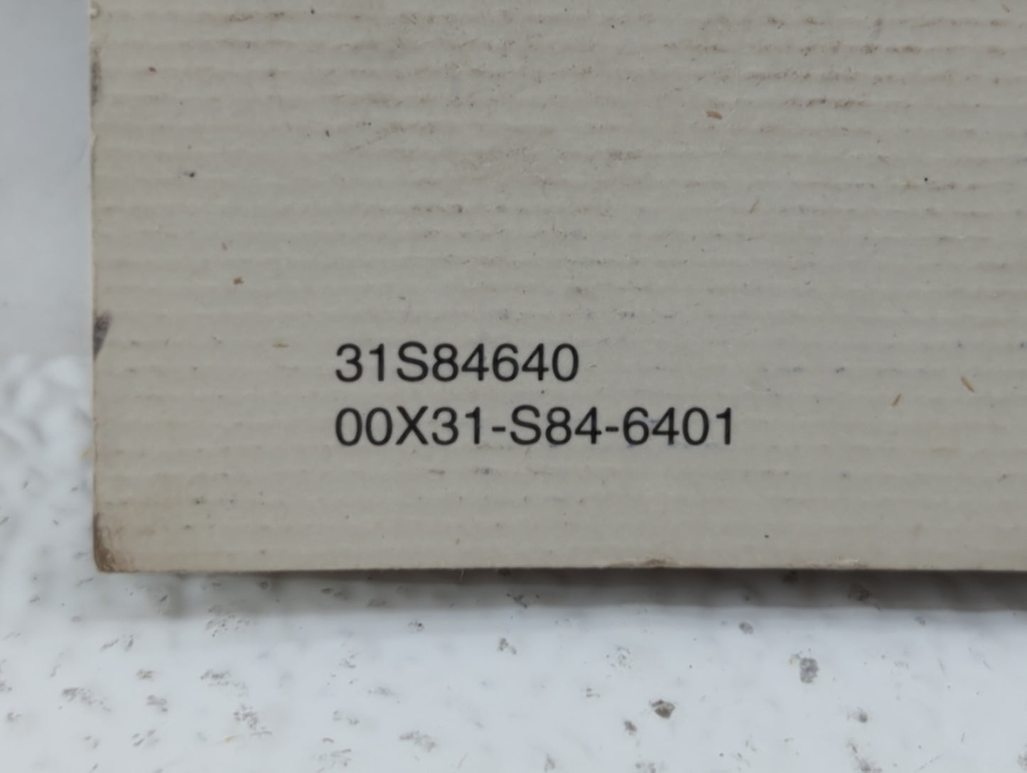 2002 Honda Accord Owners Manual Book Guide P/N:31S84640 00X31-S84-6401 OEM Used Auto Parts - Oemusedautoparts1.com