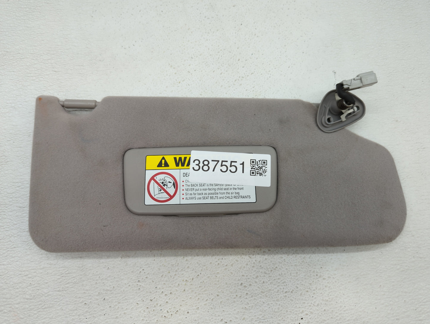 1998-2002 Honda Accord Sun Visor Shade Replacement Passenger Right Mirror Fits Fits 1998 1999 2000 2001 2002 OEM Used Auto P