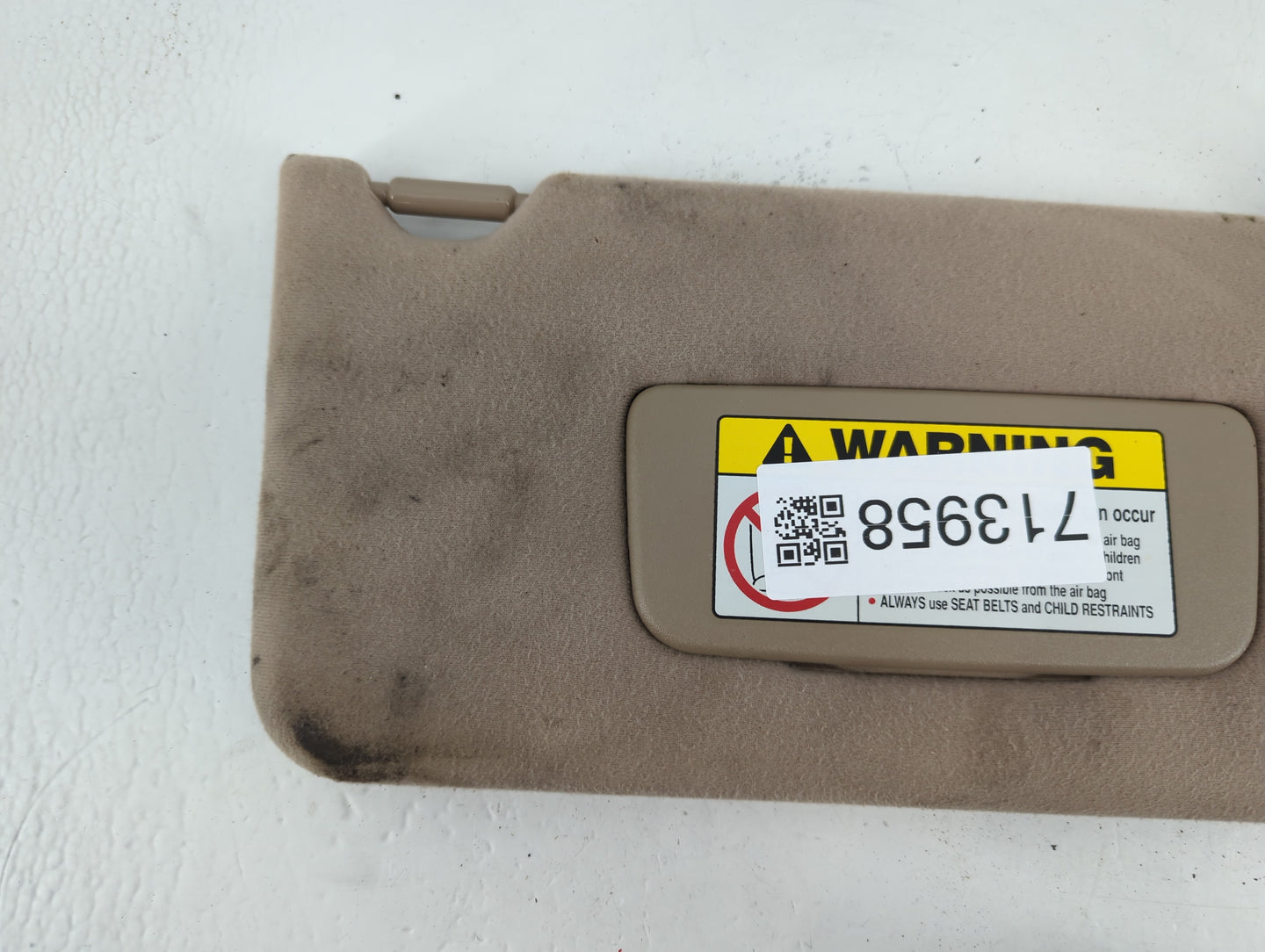 1998-2002 Honda Accord Sun Visor Shade Replacement Passenger Right Mirror Fits Fits 1998 1999 2000 2001 2002 OEM Used Auto P