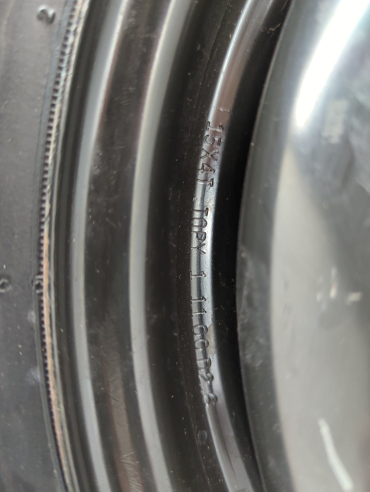 2001-2002 Honda Accord Spare Donut Tire Wheel Rim Oem - Oemusedautoparts1.com