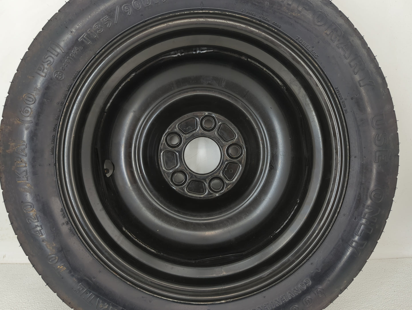2001-2002 Honda Accord Spare Donut Tire Wheel Rim Oem - Oemusedautoparts1.com