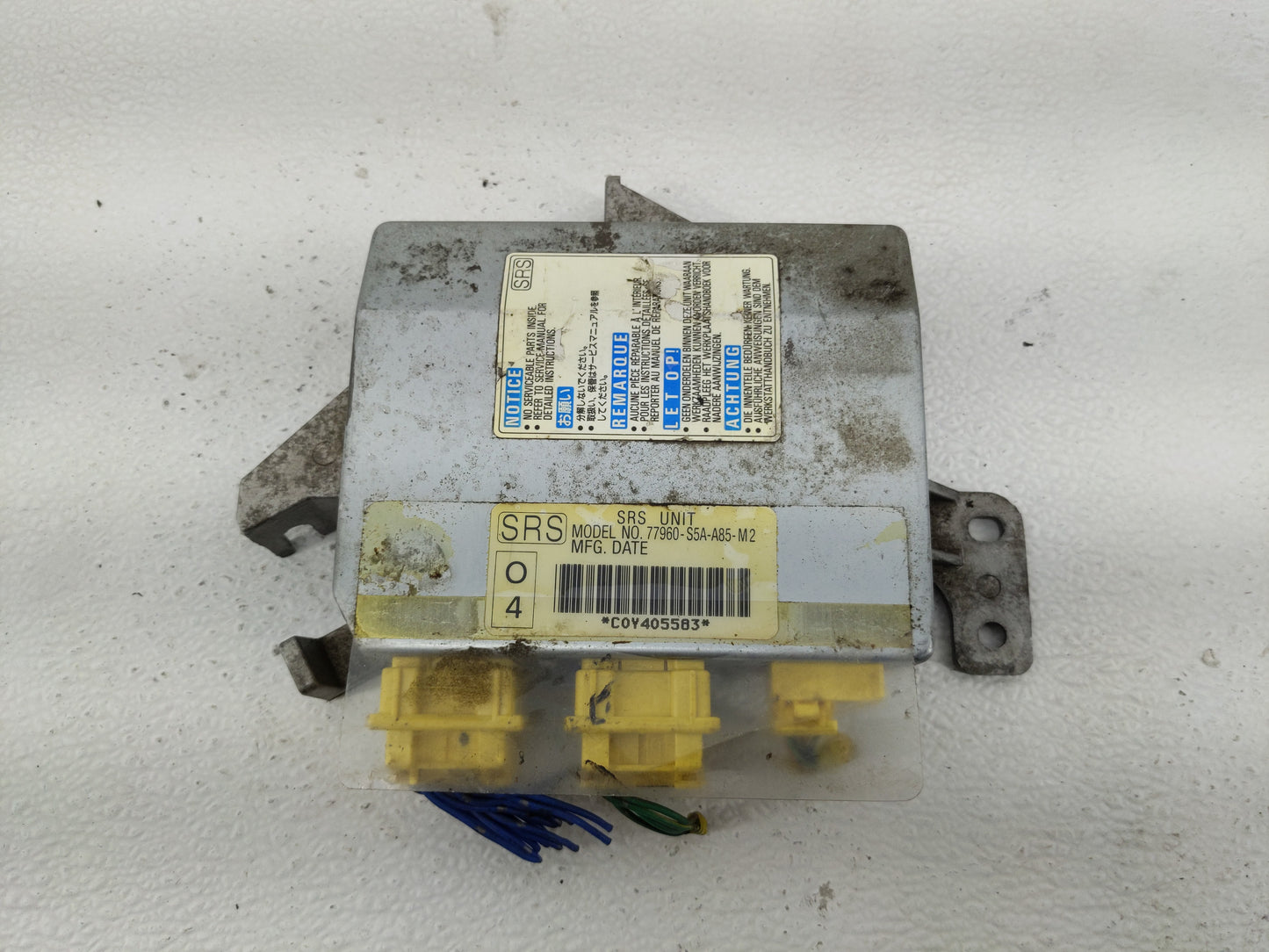2002 Honda Civic PCM Engine Control Computer ECU ECM PCU OEM P/N:77960-S5A-A85-M2 Fits OEM Used Auto Parts - Oemusedautopart