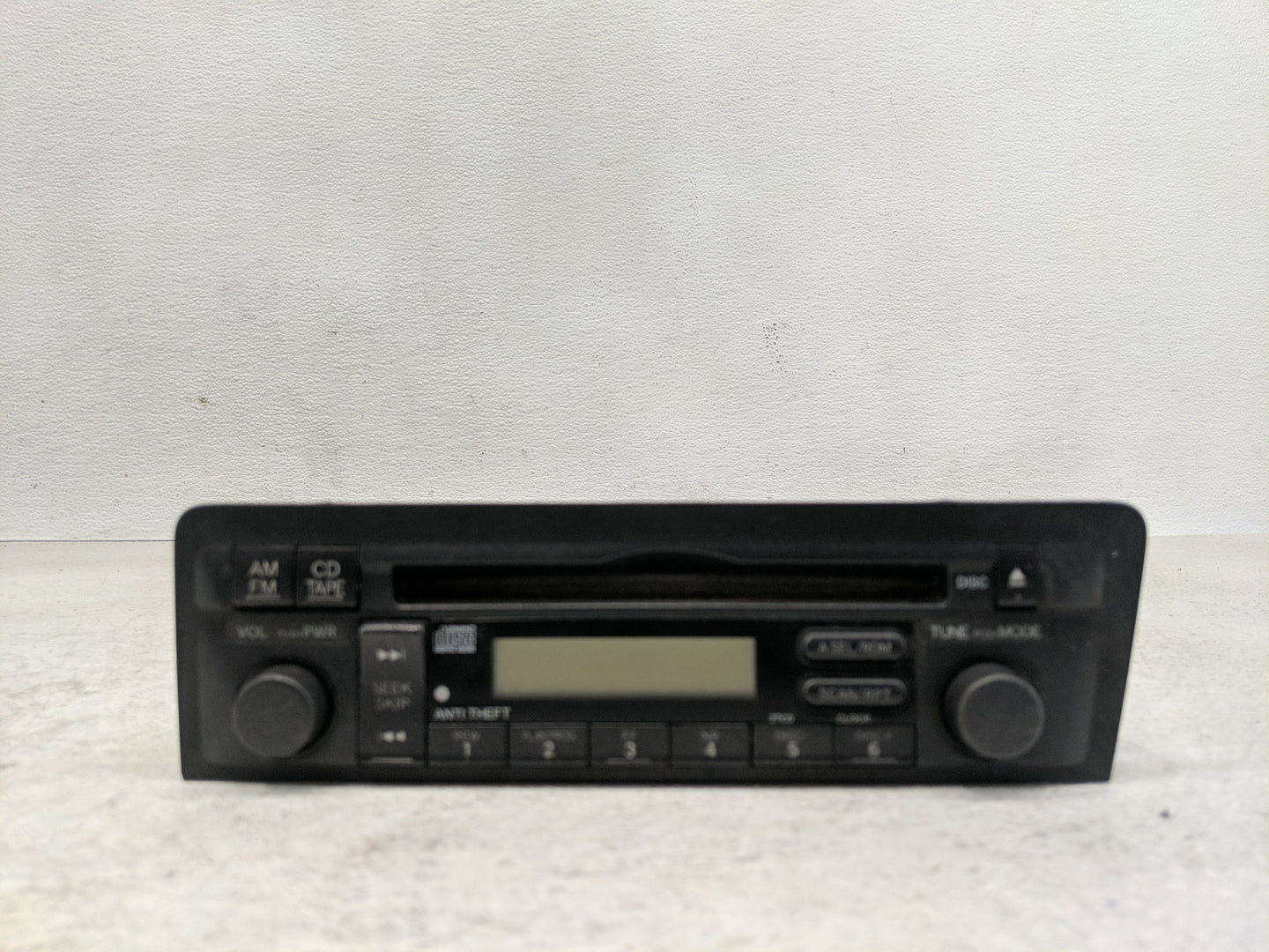 2001-2003 Honda Civic Radio AM FM Cd Player Receiver Replacement P/N:39101-S5P-A510-M1 Fits Fits 2001 2002 2003 OEM Used Aut