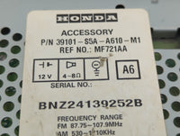 2001-2002 Honda Civic Radio AM FM Cd Player Receiver Replacement P/N:39101-S5A-A610-M1 Fits Fits 2001 2002 OEM Used Auto Par