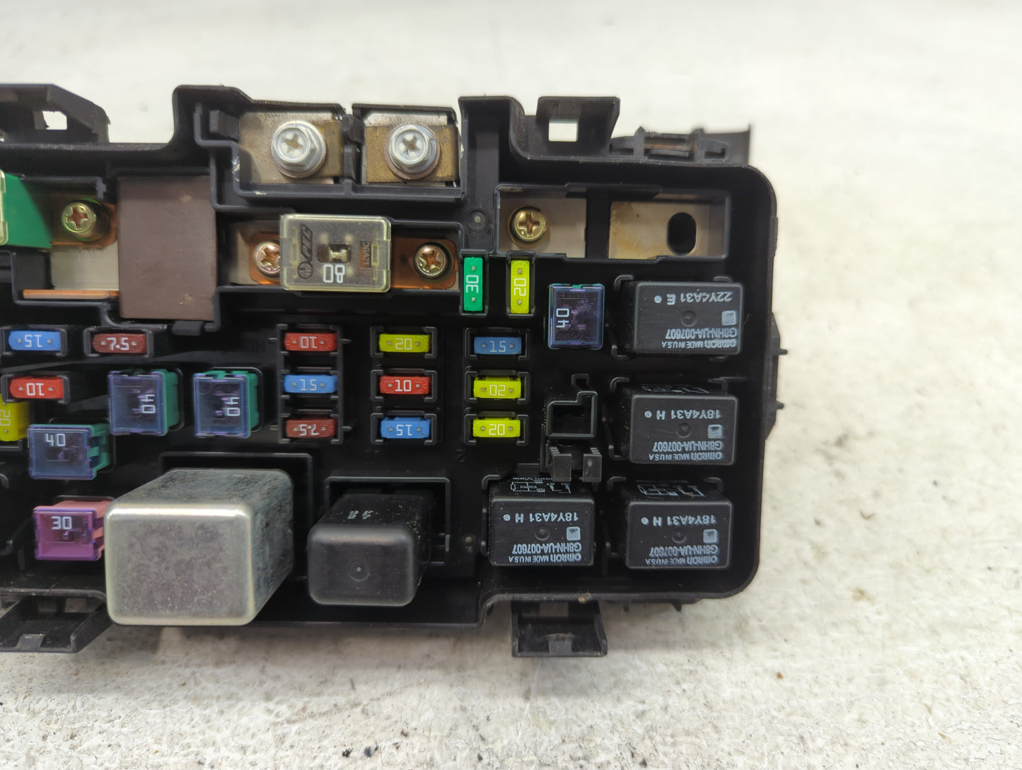 2001-2005 Honda Civic Fusebox Fuse Box Panel Relay Module P/N:S5A-A12 Fits Fits 2001 2002 2003 2004 2005 OEM Used Auto Parts