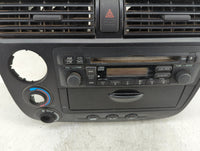 2002-2003 Honda Civic Radio AM FM Cd Player Receiver Replacement P/N:39101-S5A-A210-M1 Fits Fits 2002 2003 OEM Used Auto Par