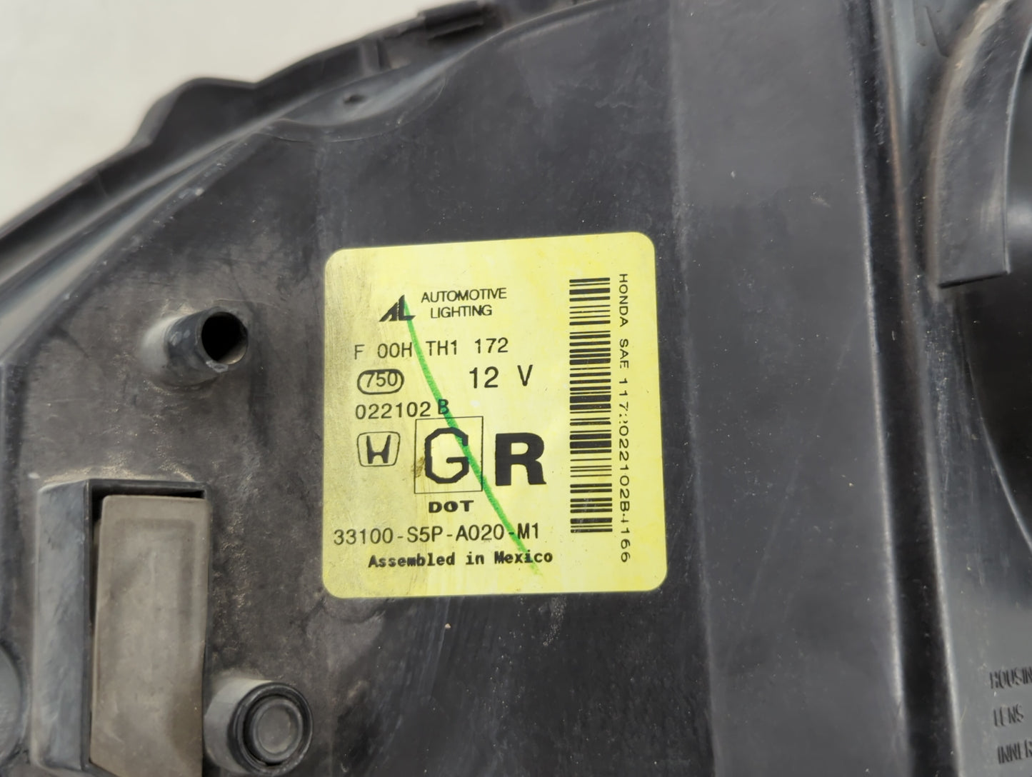 2001-2003 Honda Civic Passenger Right Oem Head Light Headlight Lamp - Oemusedautoparts1.com