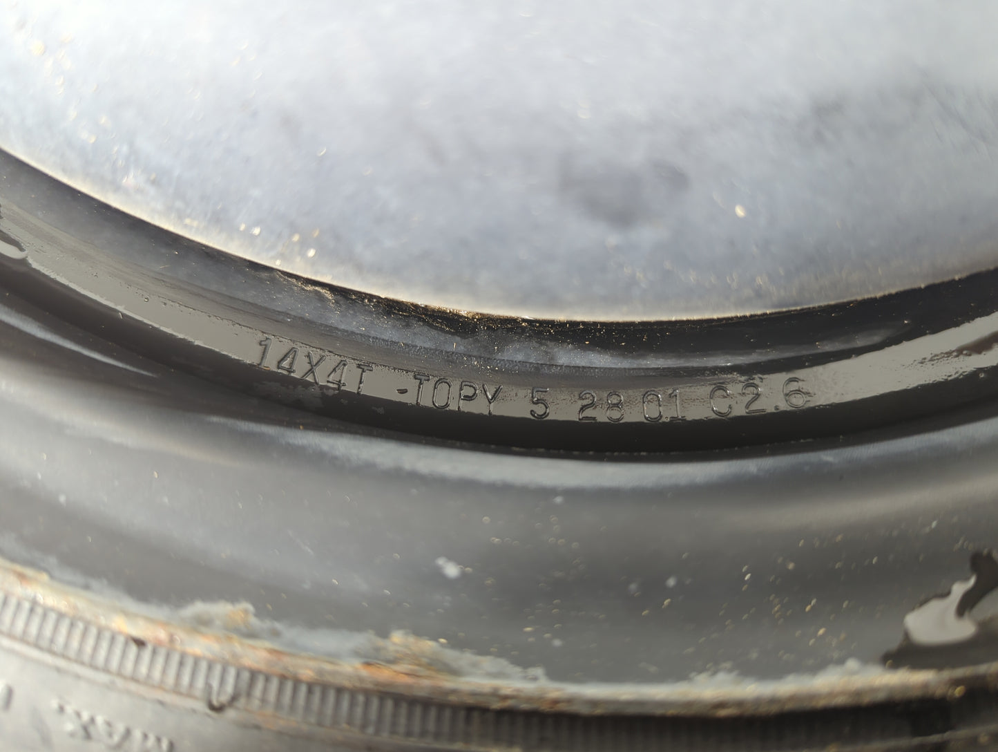 2002-2005 Honda Civic Spare Donut Tire Wheel Rim Oem - Oemusedautoparts1.com