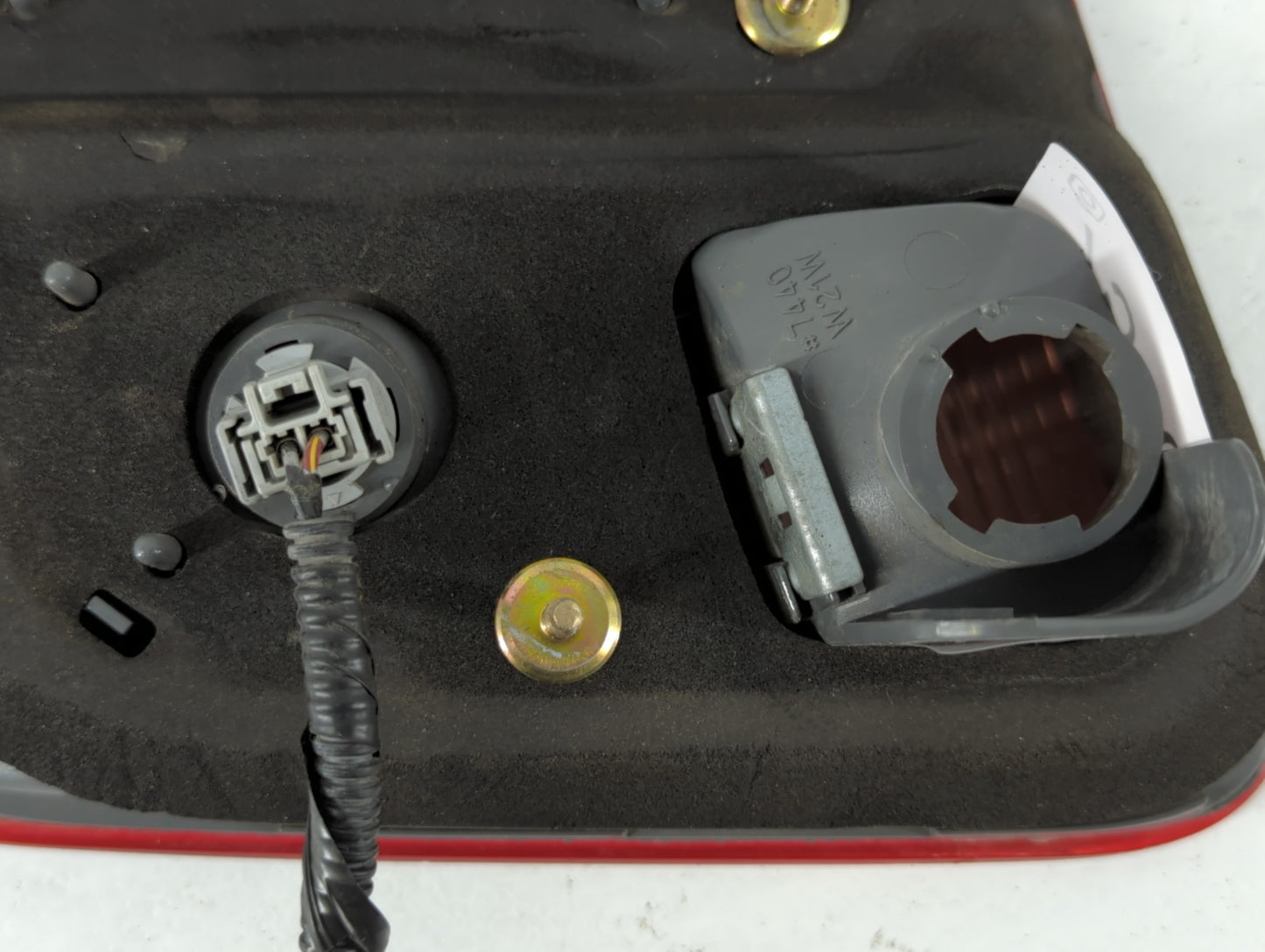 2001-2002 Honda Civic Tail Light Assembly Driver Left OEM Fits Fits 2001 2002 OEM Used Auto Parts - Oemusedautoparts1.com