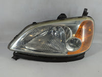2001-2003 Honda Civic Driver Left Oem Head Light Headlight Lamp - Oemusedautoparts1.com