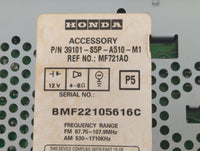 2001-2003 Honda Civic Radio AM FM Cd Player Receiver Replacement P/N:39101-S5P-A510-M1 Fits Fits 2001 2002 2003 OEM Used Aut
