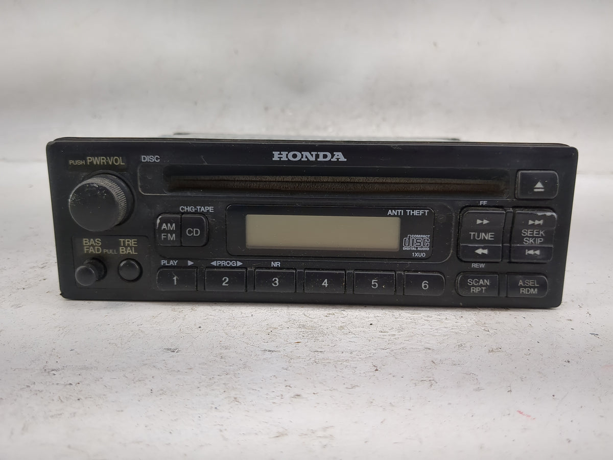 2002 Honda Odyssey Radio AM FM Cd Player Receiver Replacement P/N:39100-S0X-C020 CQ-JH8161X Fits OEM Used Auto Parts - Oemus
