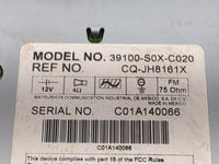 2002 Honda Odyssey Radio AM FM Cd Player Receiver Replacement P/N:39100-S0X-C020 CQ-JH8161X Fits OEM Used Auto Parts - Oemus