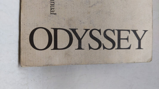 2002 Honda Odyssey Owners Manual Book Guide P/N:00X31-S0X-6300 OEM Used Auto Parts