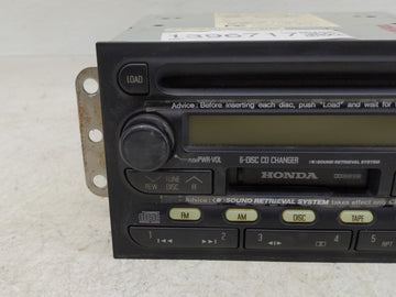 2001-2002 Honda Passport Radio AM FM Cd Player Receiver Replacement P/N:8-97251-336-1 Fits Fits 2001 2002 OEM Used Auto Parts