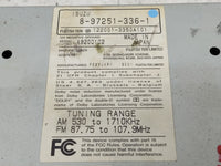 2001-2002 Honda Passport Radio AM FM Cd Player Receiver Replacement P/N:8-97251-336-1 Fits Fits 2001 2002 OEM Used Auto Part