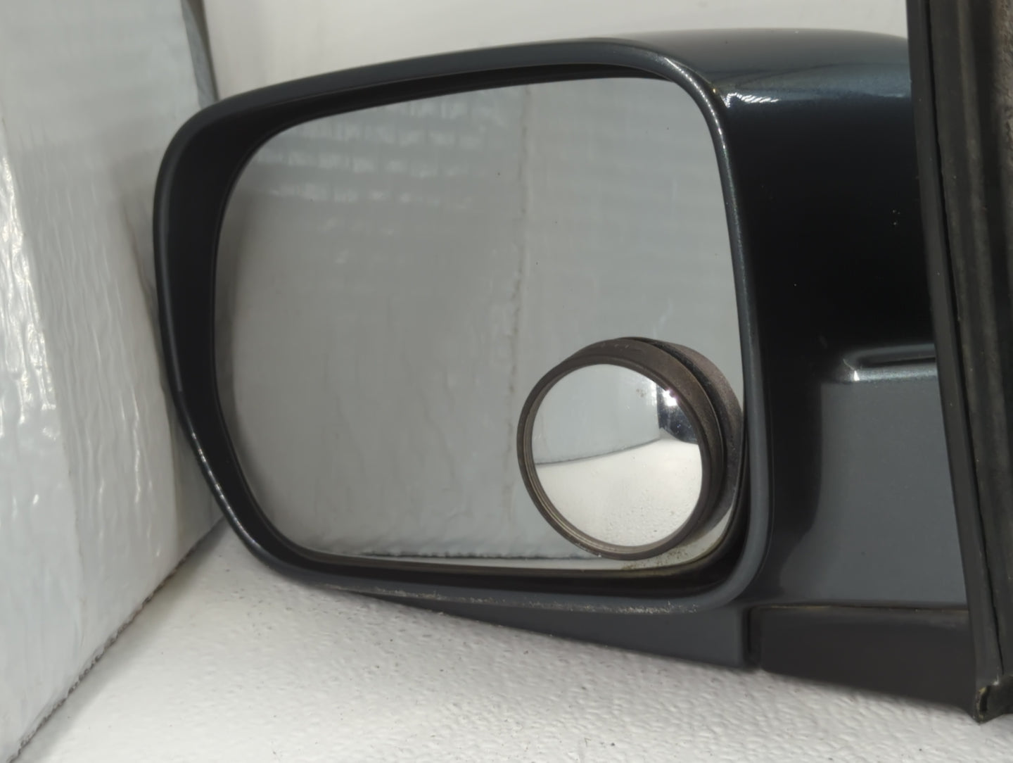 2003-2008 Honda Pilot Driver Left Side View Manual Door Mirror Black - Oemusedautoparts1.com