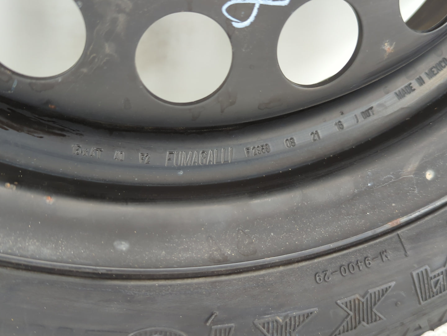 1992-2006 Hyundai Elantra Spare Donut Tire Wheel Rim Oem - Oemusedautoparts1.com