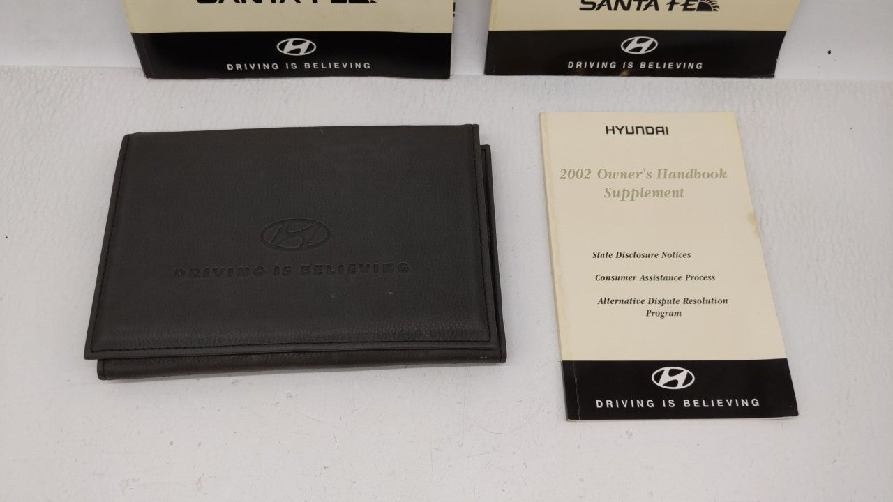 2002 Hyundai Santa Fe Owners Manual Book Guide OEM Used Auto Parts - Oemusedautoparts1.com