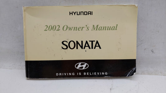 2002 Hyundai Sonata Owners Manual Book Guide OEM Used Auto Parts - Oemusedautoparts1.com