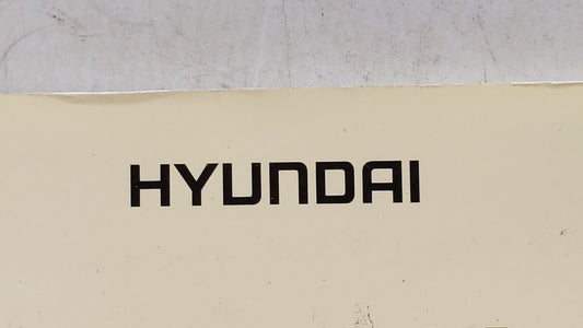 2002 Hyundai Sonata Owners Manual Book Guide OEM Used Auto Parts