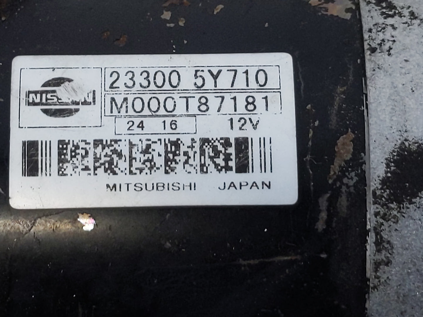 2002-2004 Infiniti I35 Car Starter Motor Solenoid OEM P/N:23300 5Y710 Fits Fits 2002 2003 2004 OEM Used Auto Parts - Oemused