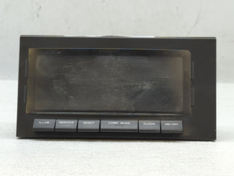 compare product 2002 Isuzu Axiom Information Display Screen