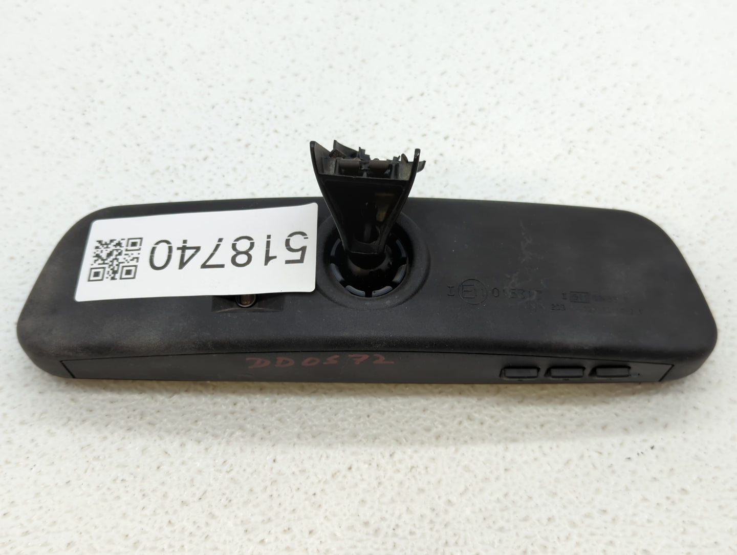 2002 Isuzu Axiom Interior Rear View Mirror Replacement OEM P/N:E11015313 Fits OEM Used Auto Parts - Oemusedautoparts1.com