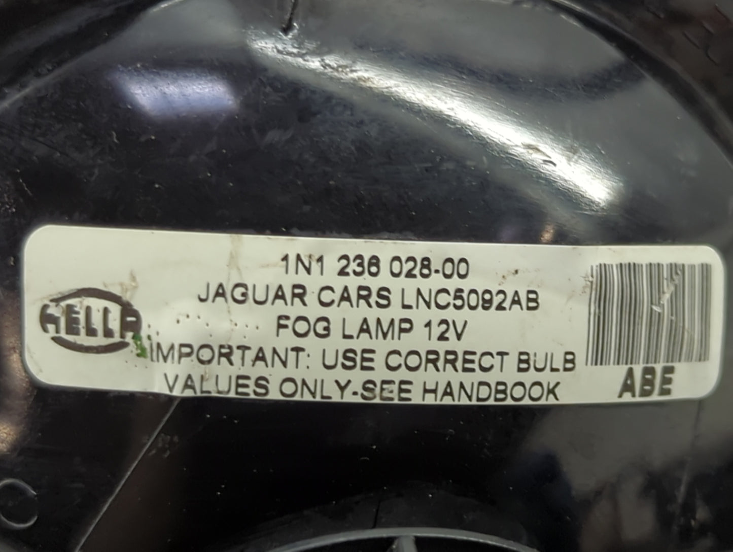 1998-2003 Jaguar Xj8 Driver Left Oem Fog Light Lamp Black - Oemusedautoparts1.com