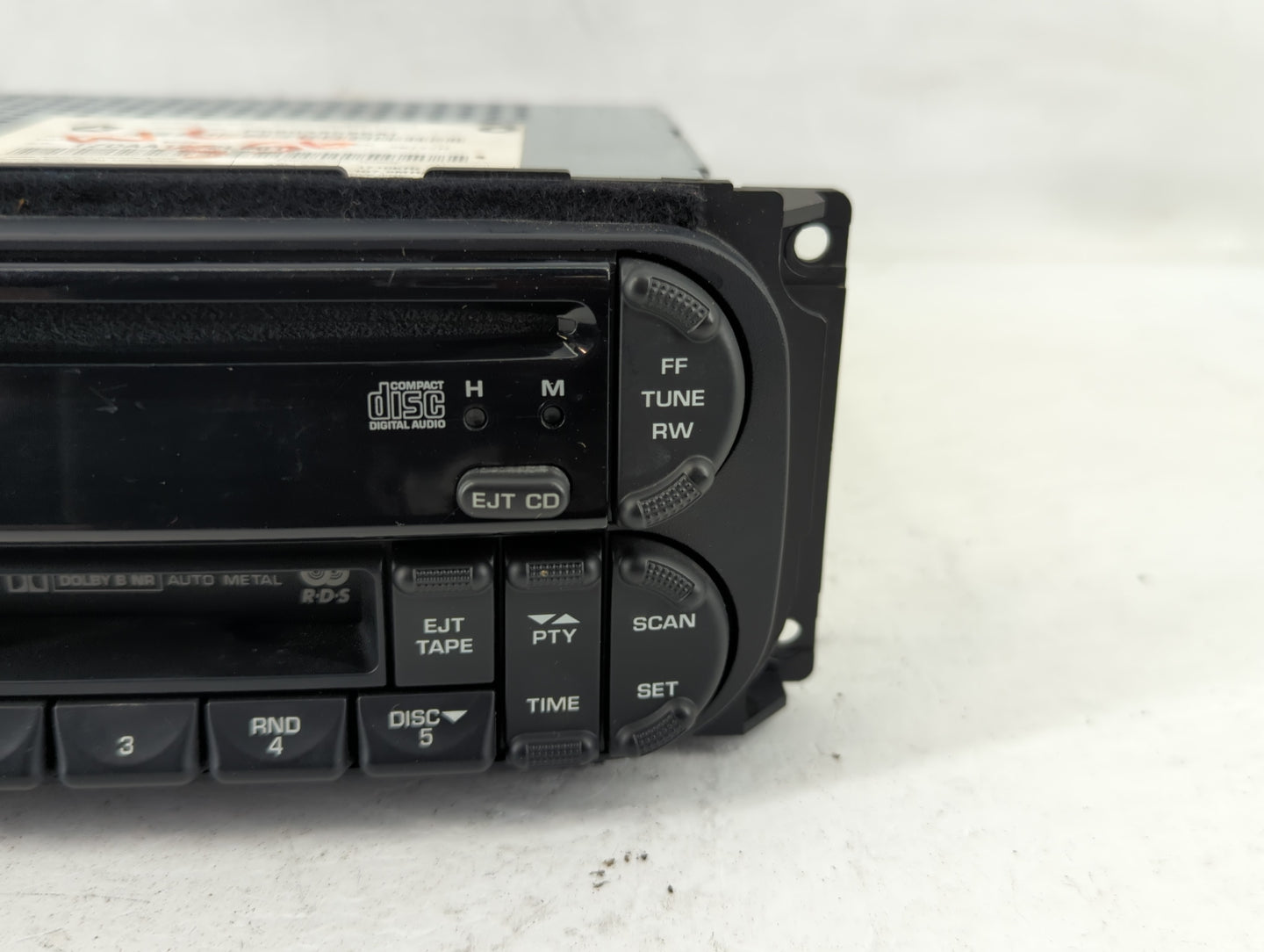2002 Jeep Grand Cherokee Radio AM FM Cd Player Receiver Replacement P/N:P56038586AI Fits OEM Used Auto Parts - Oemusedautopa