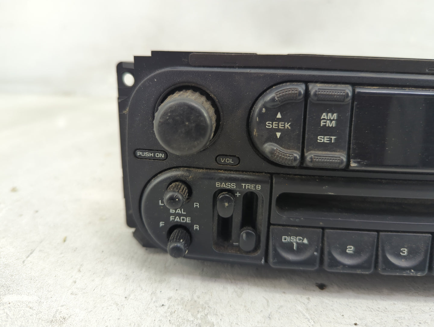 2002-2004 Jeep Grand Cherokee Radio AM FM Cd Player Receiver Replacement P/N:P56038589AN Fits Fits 2002 2003 2004 2005 2006 