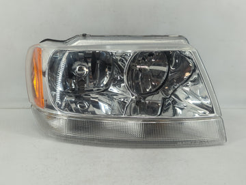 2002-2004 Jeep Grand Cherokee Driver Left Oem Head Light Headlight Lamp - Oemusedautoparts1.com