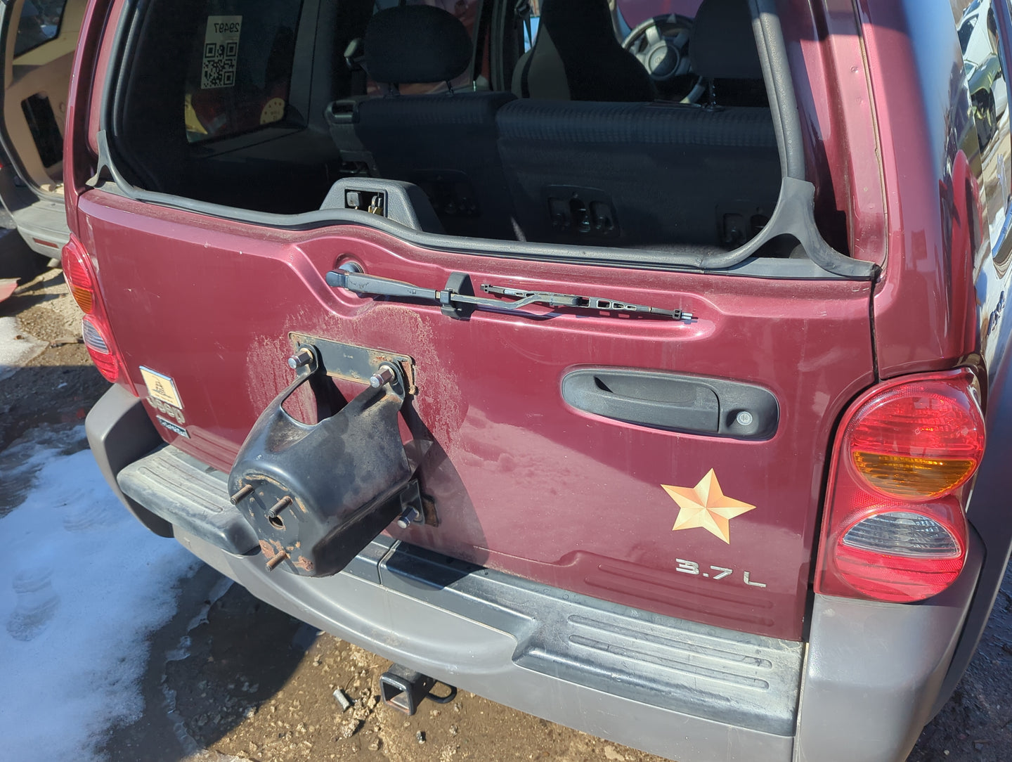 2002-2003 Jeep Liberty Back Door Right Passenger Side Oem 1269219 - Oemusedautoparts1.com