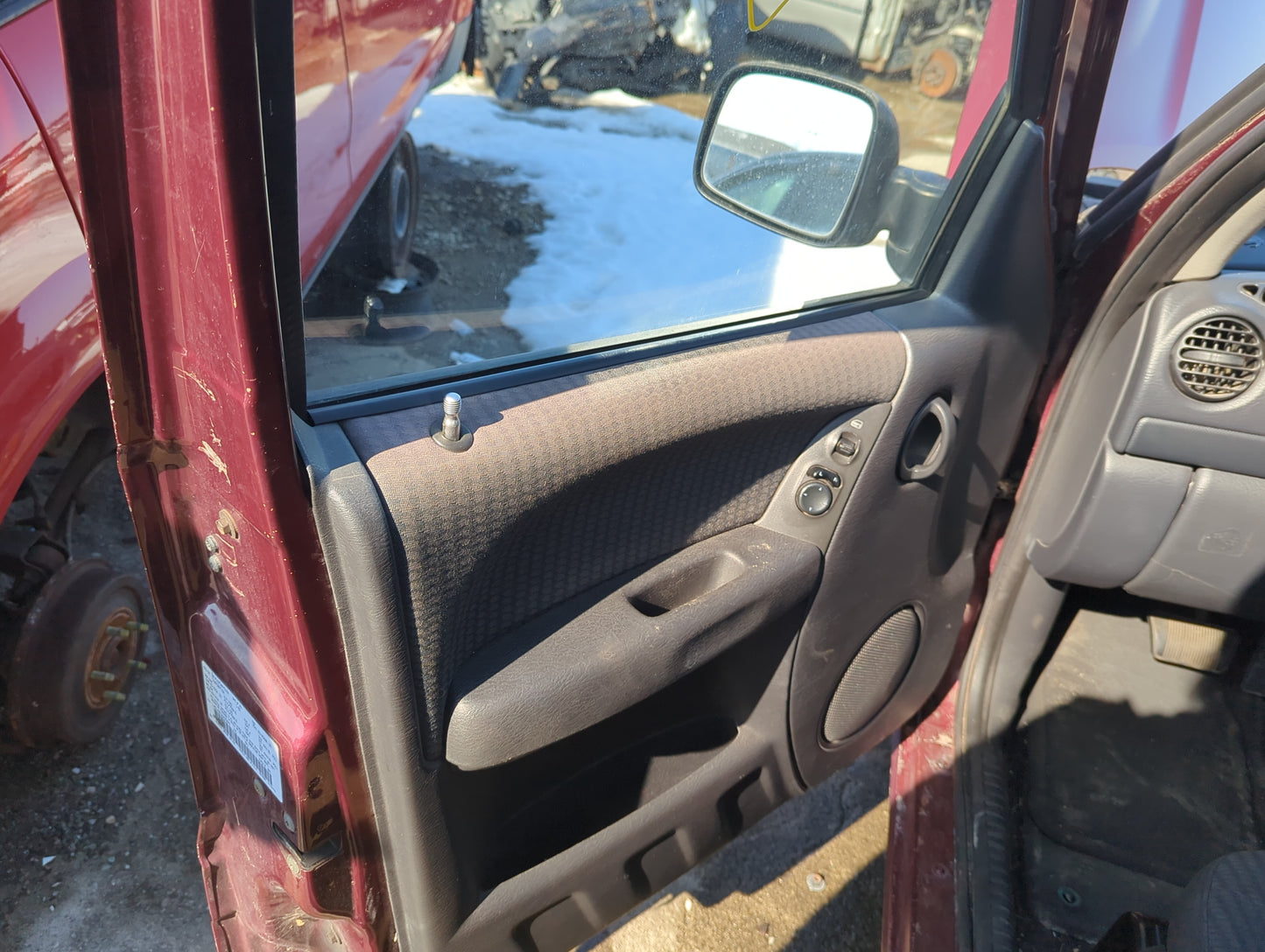 2002 Jeep Liberty Front Left Driver Interior Door Panel Trim 1269354 - Oemusedautoparts1.com
